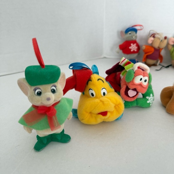 Disney McDonalds Christmas Ornaments Bundle of 15 Vintage Little Mermaid Gus Zac - Picture 4 of 17